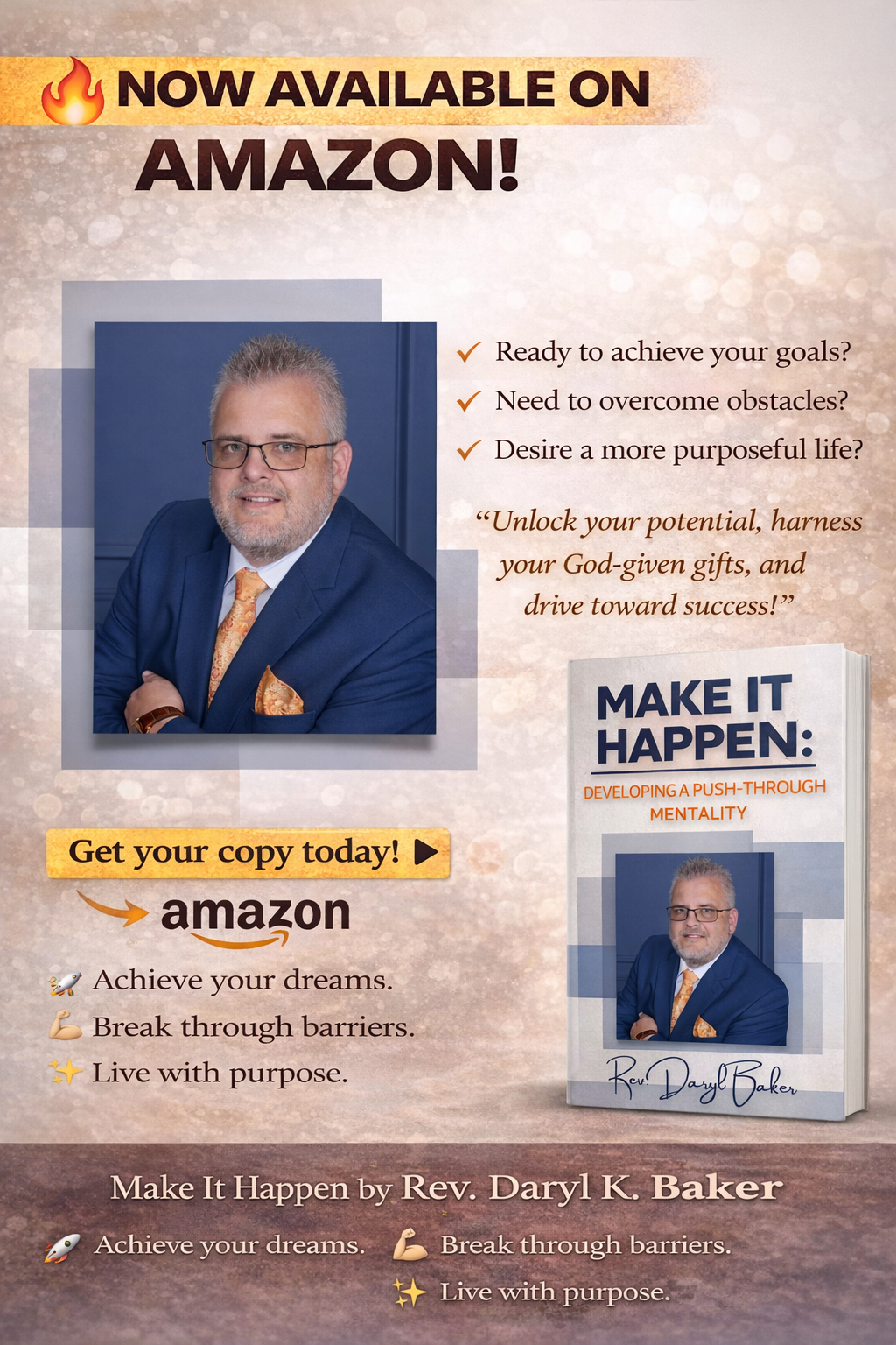 Make It Happen: Developing A Push-Through Mentality - paperback