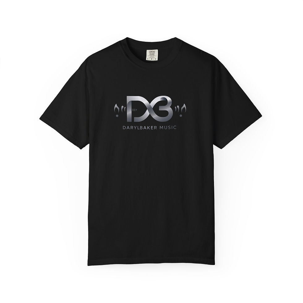 Thumbnail: Daryl Baker Music logo - t-shirt