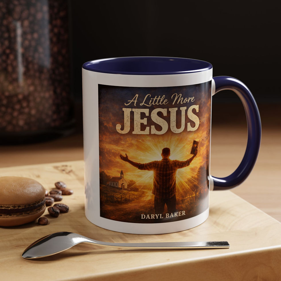 Thumbnail: A Little More Jesus Mug — Inspirational Christian Faith Accent Mug (11/15oz)
