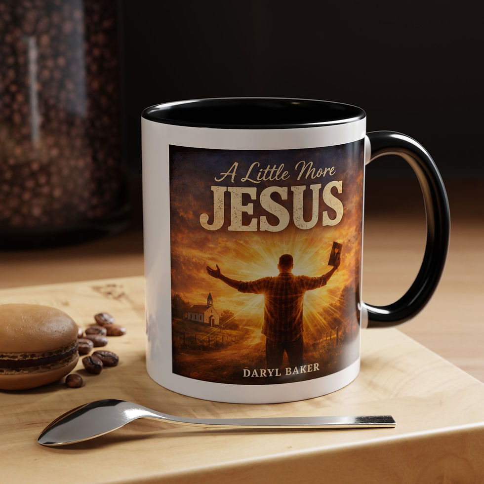 Thumbnail: A Little More Jesus Mug — Inspirational Christian Faith Accent Mug (11/15oz)