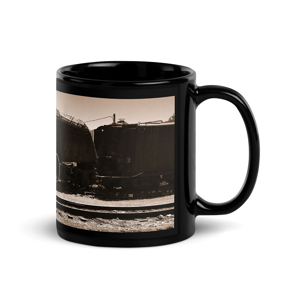 Thumbnail: Ohio Rails - Cleveland, Black Glossy Mug