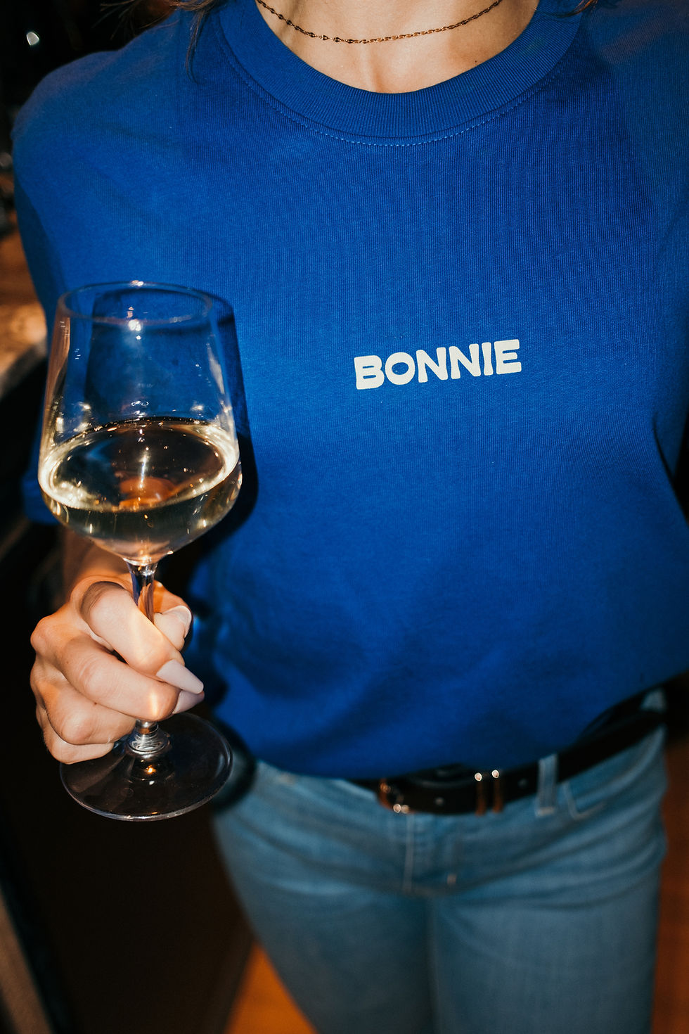 foto crew tshirts en wijn