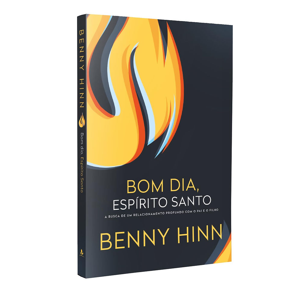 Capa do livro Bom Dia, Espírito Santo em perspectiva, com arte de chama e título em letras grandes no centro