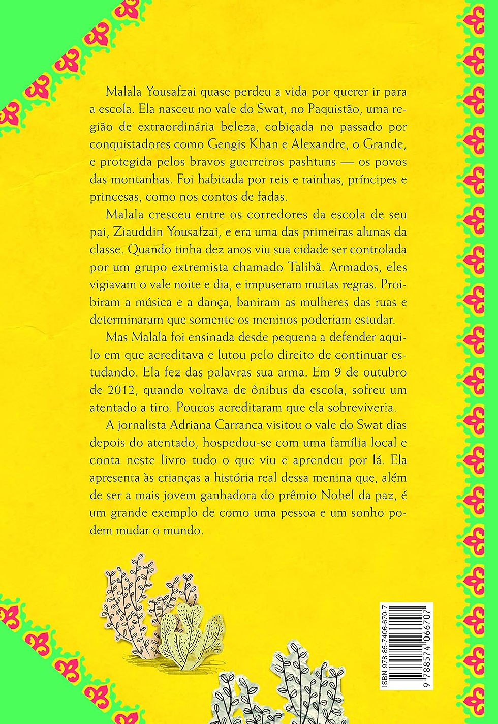 Miniatura: Malala, a menina que queria ir para a escola Capa comum – 27 abril 2015