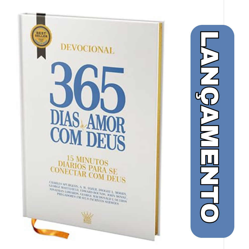 365 Dias de Amor com Deus - Devocional - Ed de Luxo Almofadada Capa dura –  2026