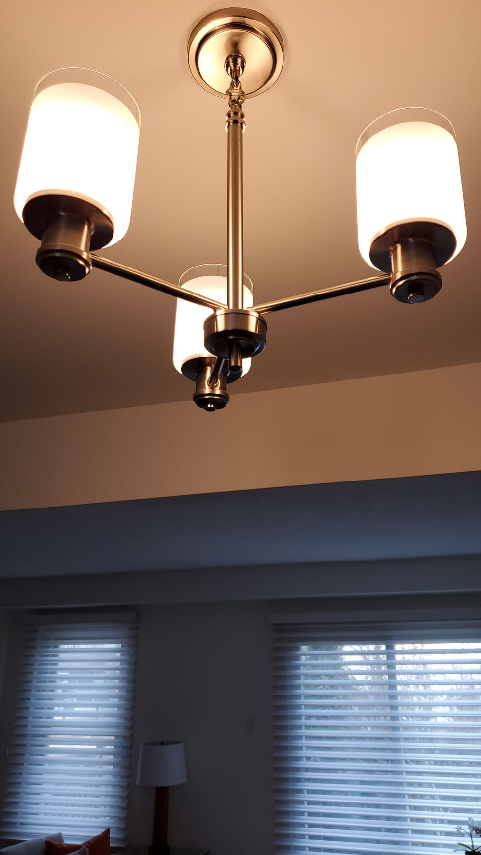 New dining room chandelier