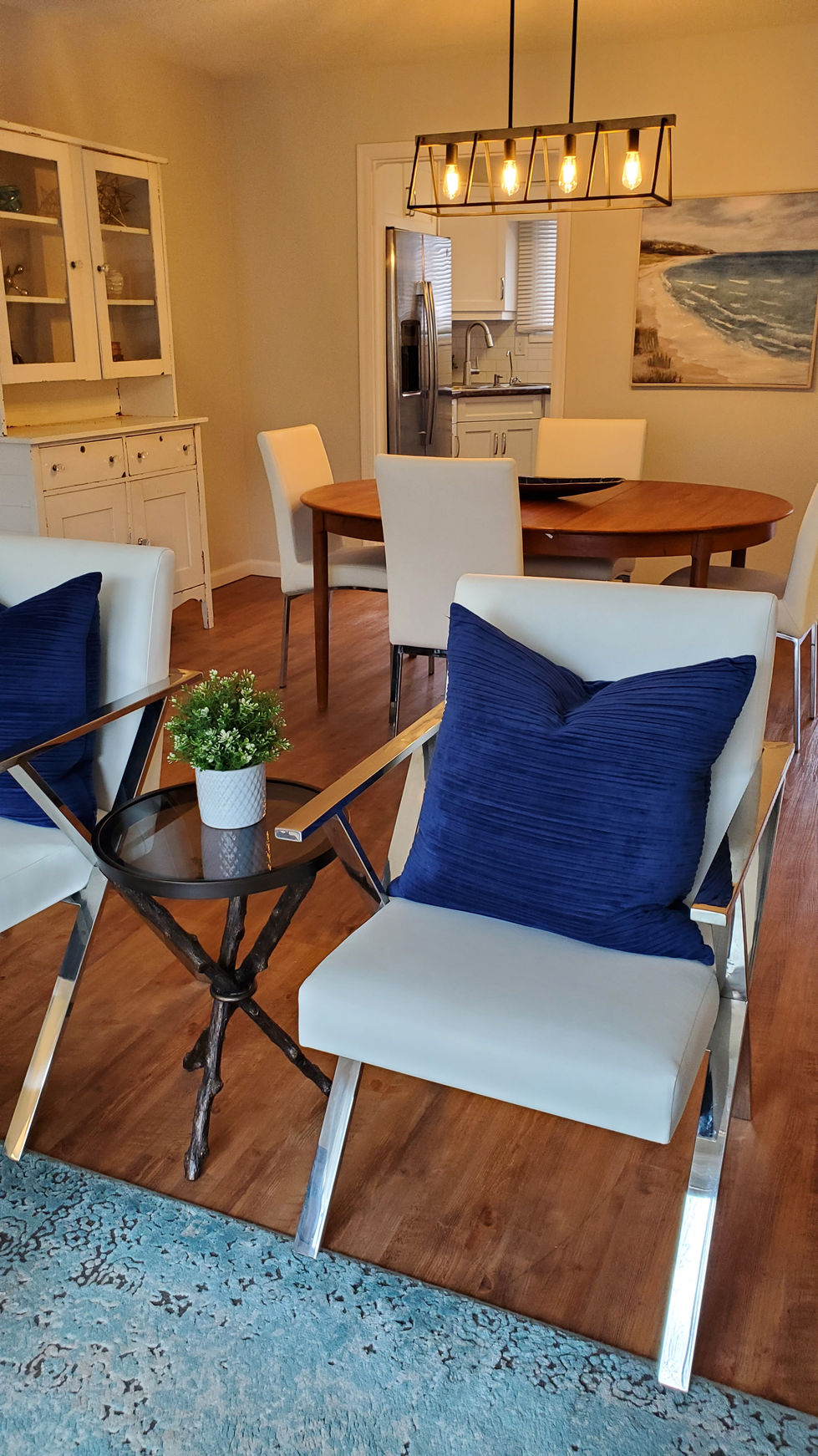Staged living room