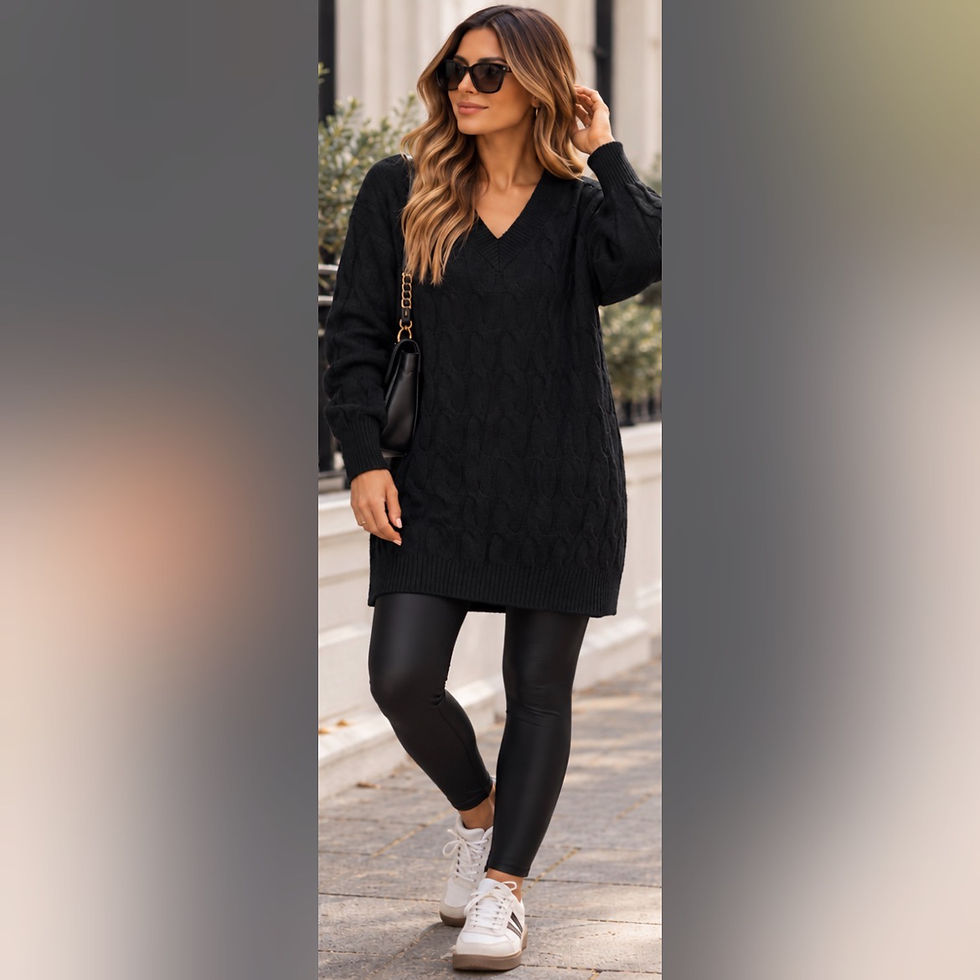 Thumbnail: Long Cable Knit (8-16) Various 