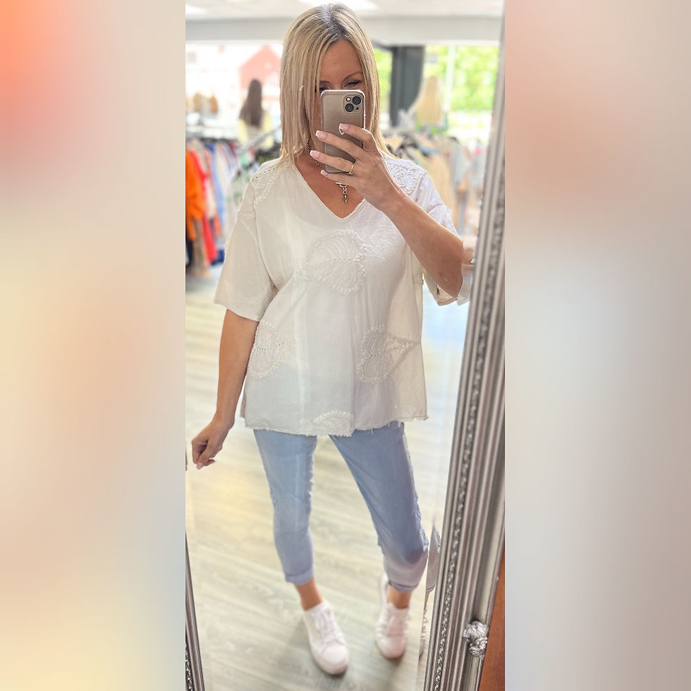 Thumbnail: Lilly Top (10-18) Stone 