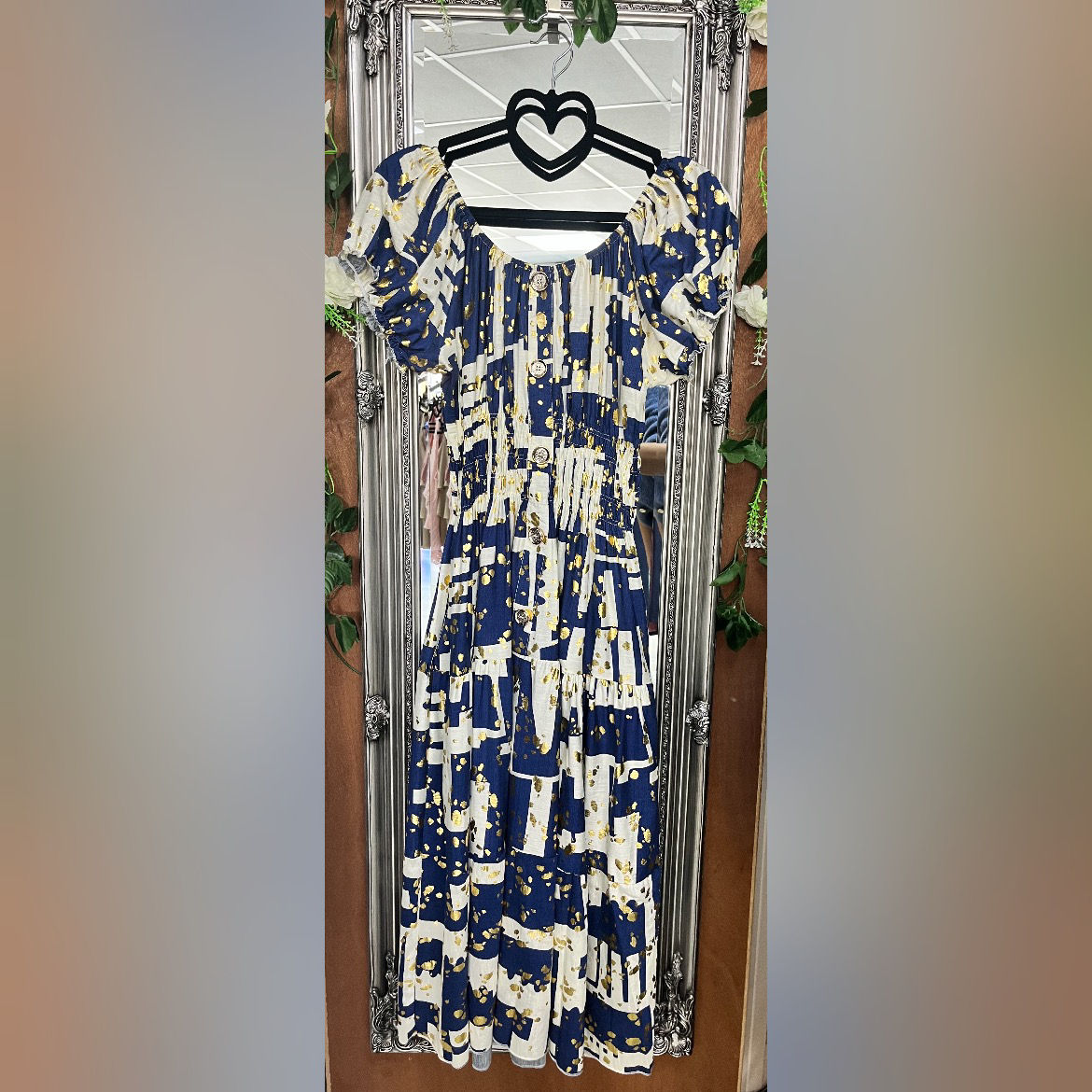 Gypsy Midi (8-20) Indigo Denim/Cream
