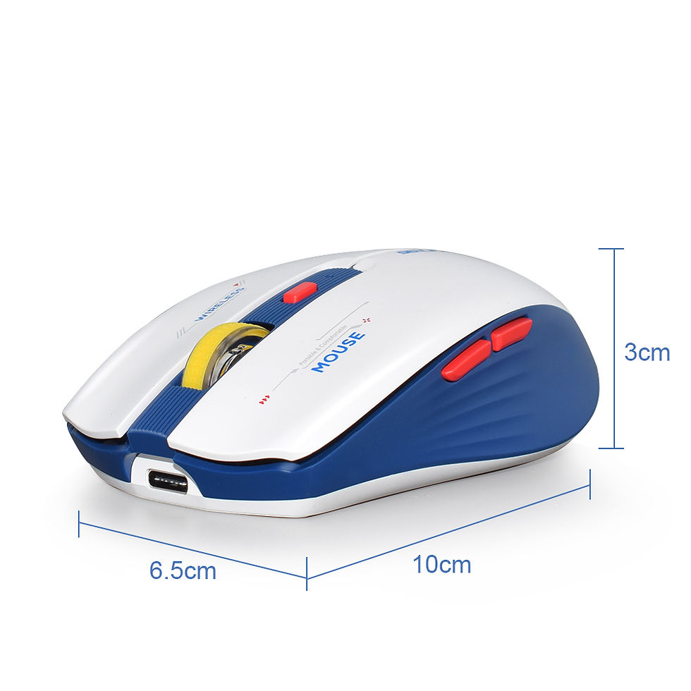 Thumbnail: LT-T19 Ergonomic Rechargeable Gaming Mouse USB 2.4G Wireless RGB Light Desktop P