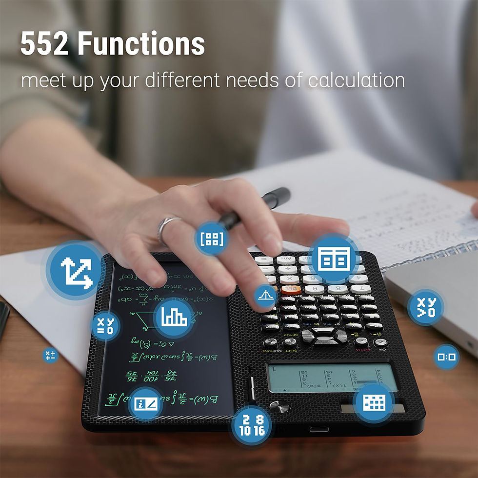 Thumbnail: 991EX Scientific Calculator with Writing Tablet and Pen 552 Functions for Studen