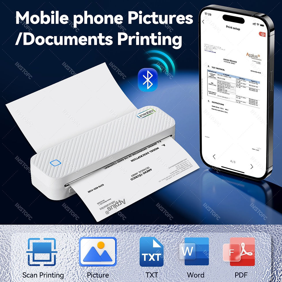 Thumbnail: PrintMate Go™ - Portable A4 Thermal Printer Bluetooth