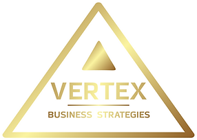 Gold triangle logo: VERTEX BUSINESS STRATEGIES