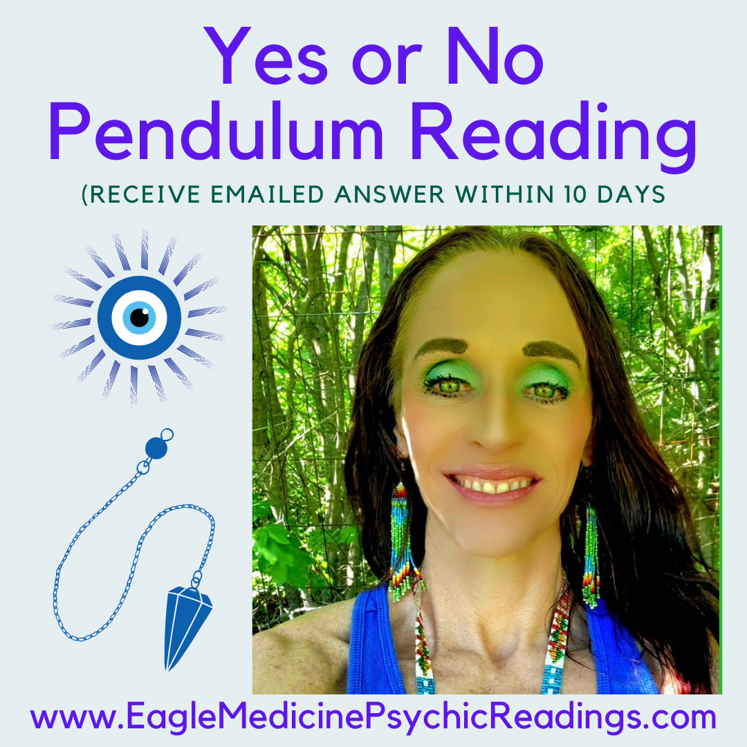 Yes/No Pendulum Question Reading w/Medium Christina - 1-10 business days