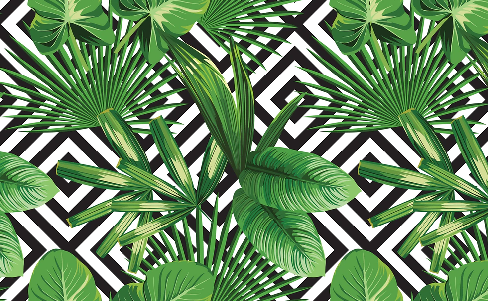 w0061_1s_Palm-Leaves-Tropical-Wallpaper-for-Walls-Palms-Over-Diamonds_Repeating-Pattern-Sa