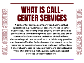 What is Call Center Services?