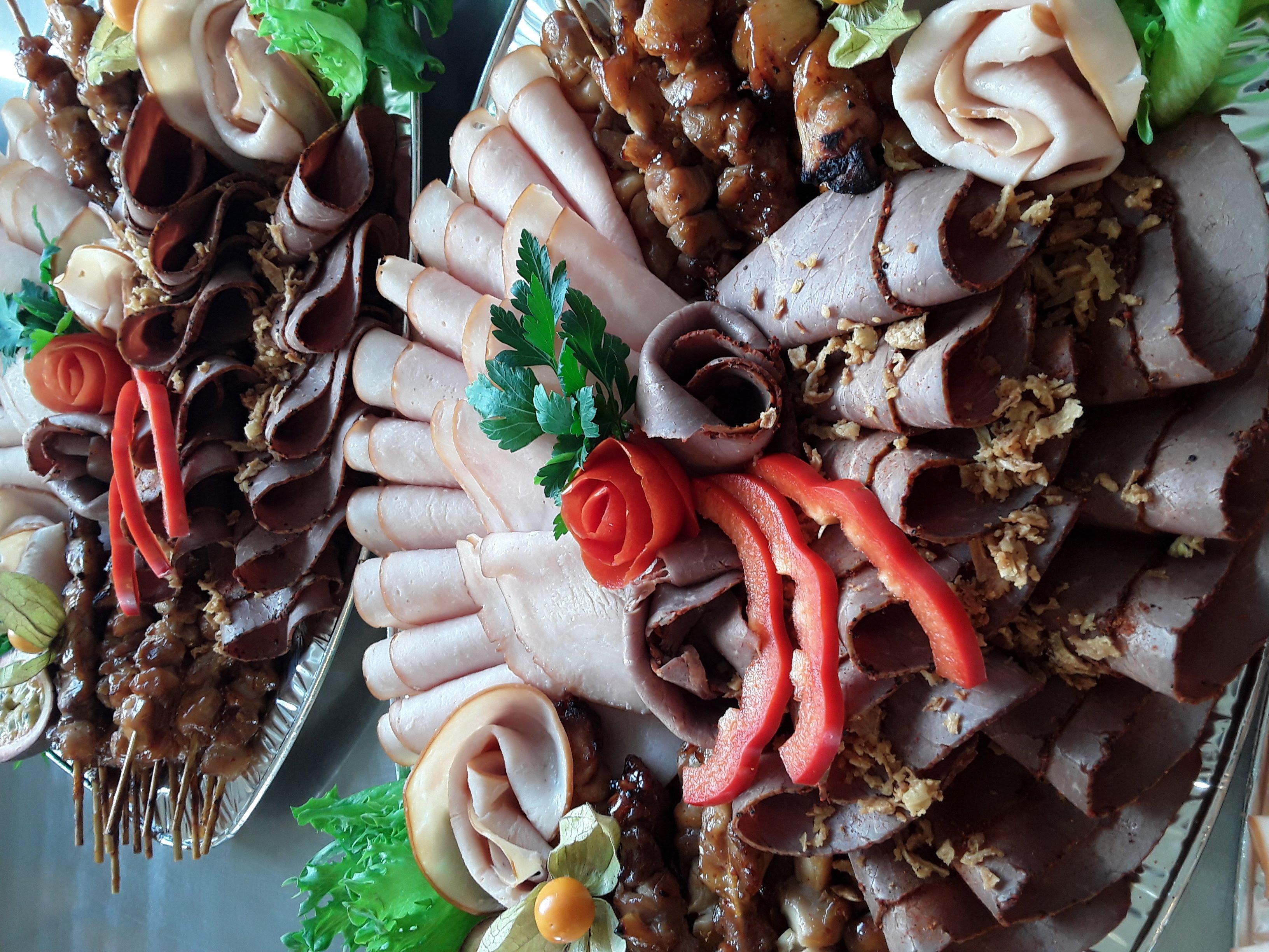 Arranged Food and Objects