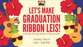 Ribbon Lei-Making for Graduation