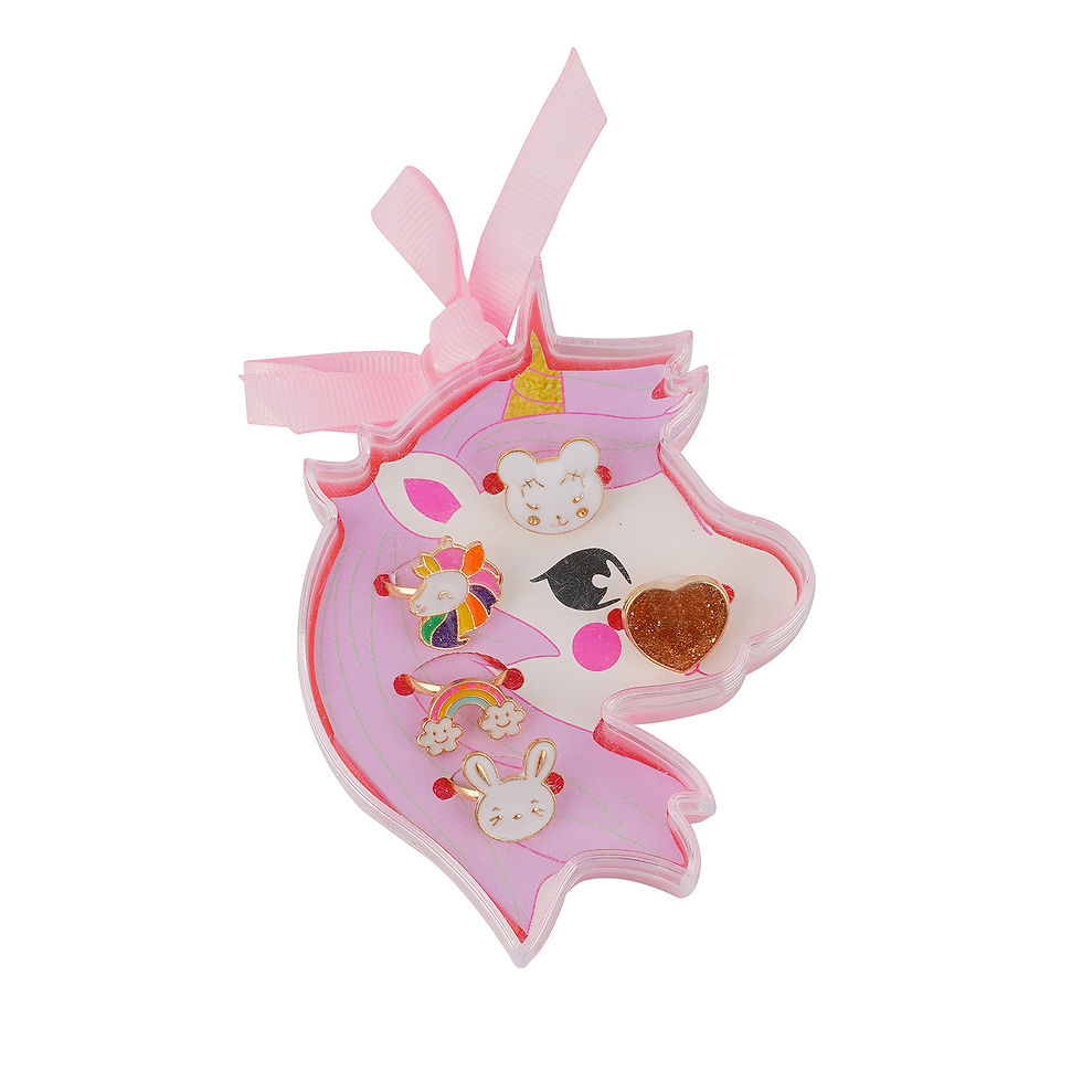 Lovely Faces Ring Set