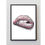 Thumbnail: Blue, pink or Grey Glitter Lip Splatter Print
