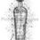 Thumbnail: Unframed Mermaid Gin Splatter Print in blue or grey