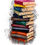 Thumbnail: Books, Pile, splatter, print, art, lover, reading, office, bottle, gin
