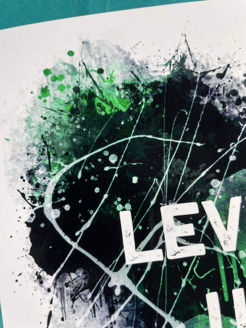 Thumbnail: Level Up Gaming Splatter Print