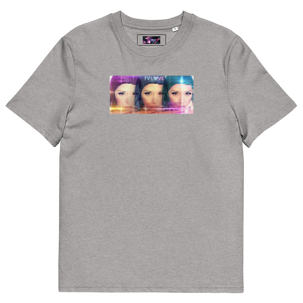 Thumbnail: DJ I'V LOVE unisex organic cotton t-shirt
