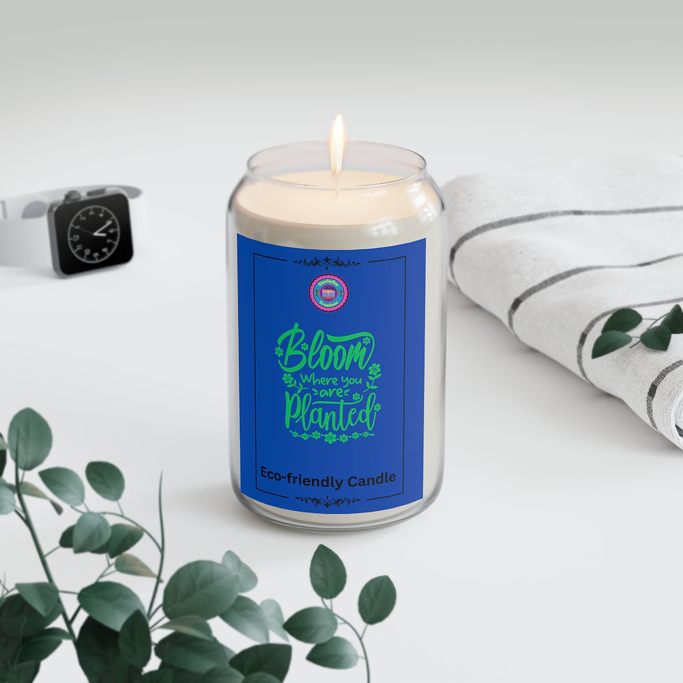 Scented Candle - Bloom Where You Are Planted Eco-friendly Candle