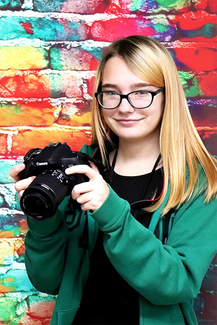 Student of the month, Stephanie