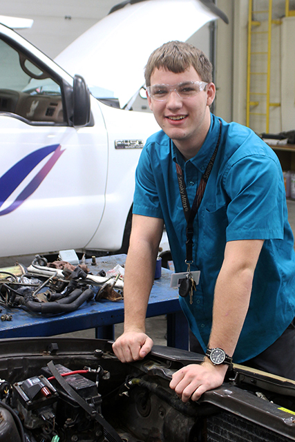 Student of the month Bruce