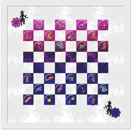 SCHUH-ALLÜREN Dame-Spiel