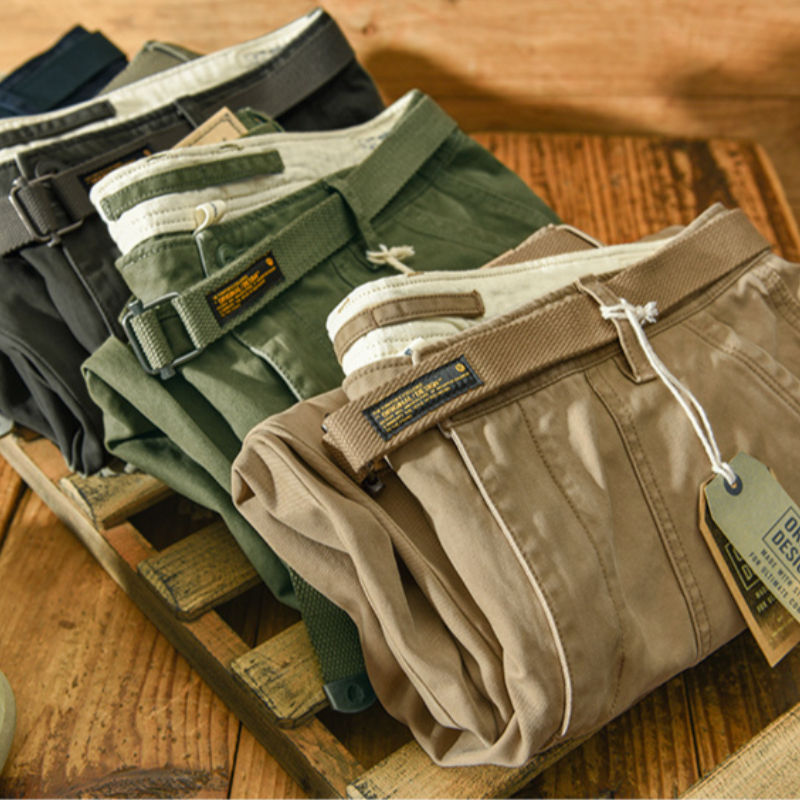 Miniatura: Pantalones Casuales Delgados y Elásticos para Hombres