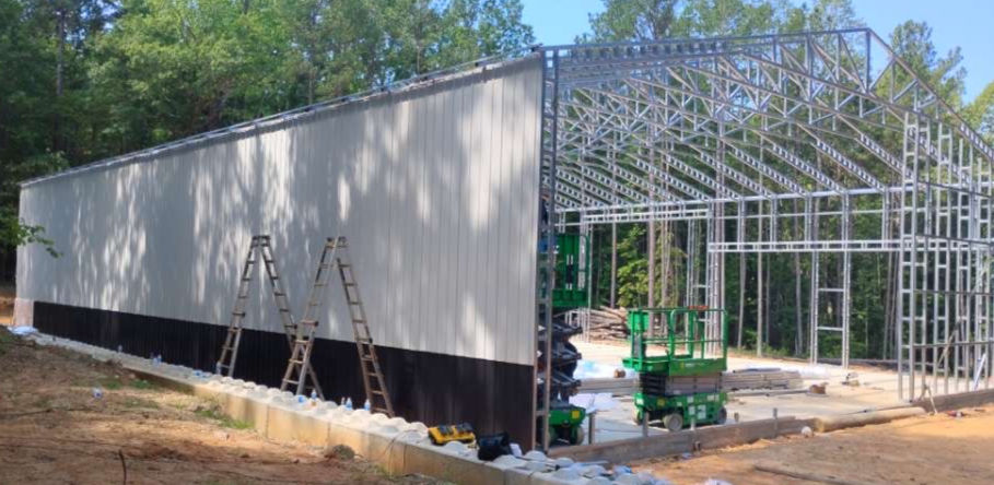 New construction 60'x96'x16' Massive Private Garage