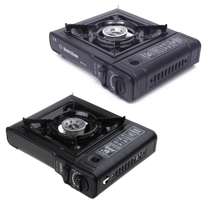 Kx4b tragbarer Camping -Gasherd Single für Brennergaskocher Edelstahl