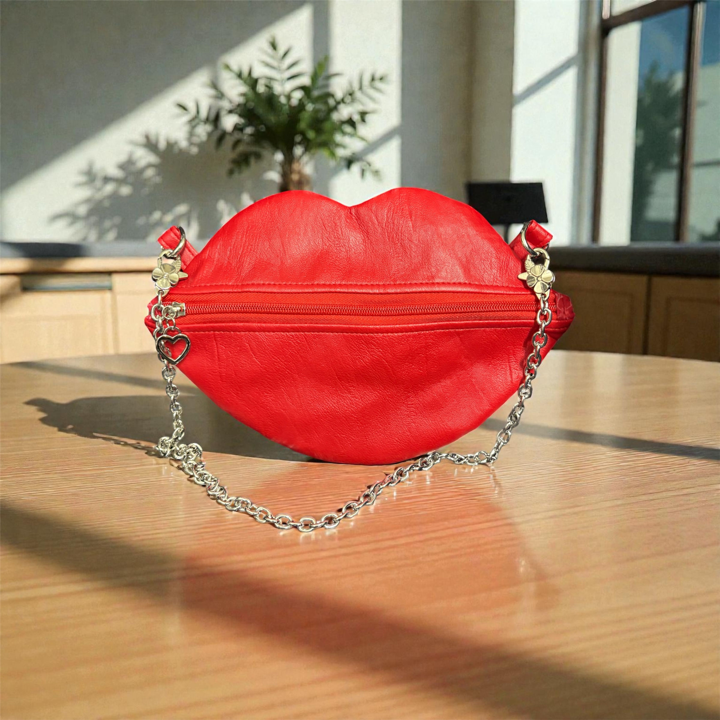 Bold Red Lips Bag