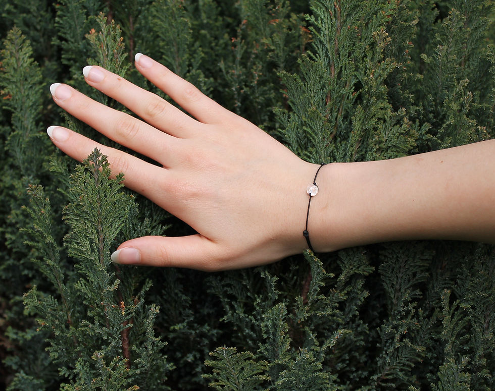 Miniaturbild: EinStein Armband mit Rosenquarz