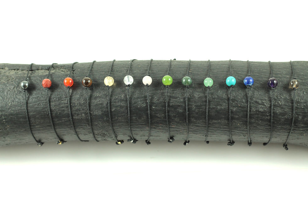 Miniaturbild: EinStein Armband mit Rauchquarz und Fallschirmschnur