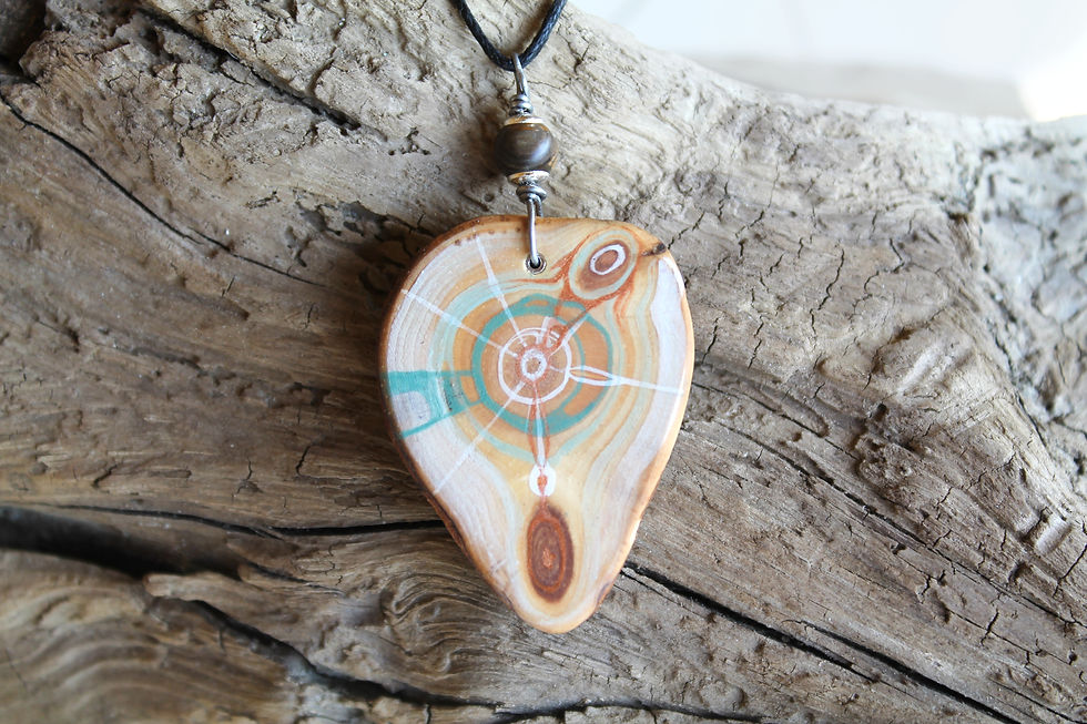 Miniaturbild: individuelles Amulett aus Holz