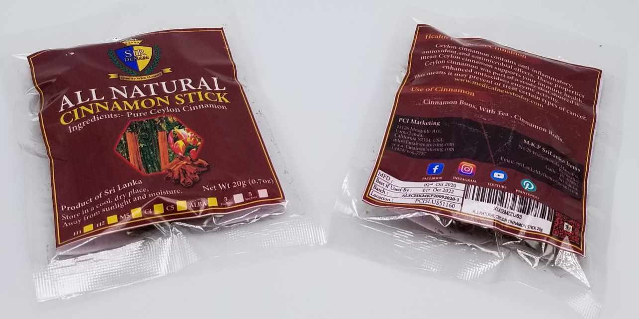 All Natural Ceylon Cinnamon Stick - 20g