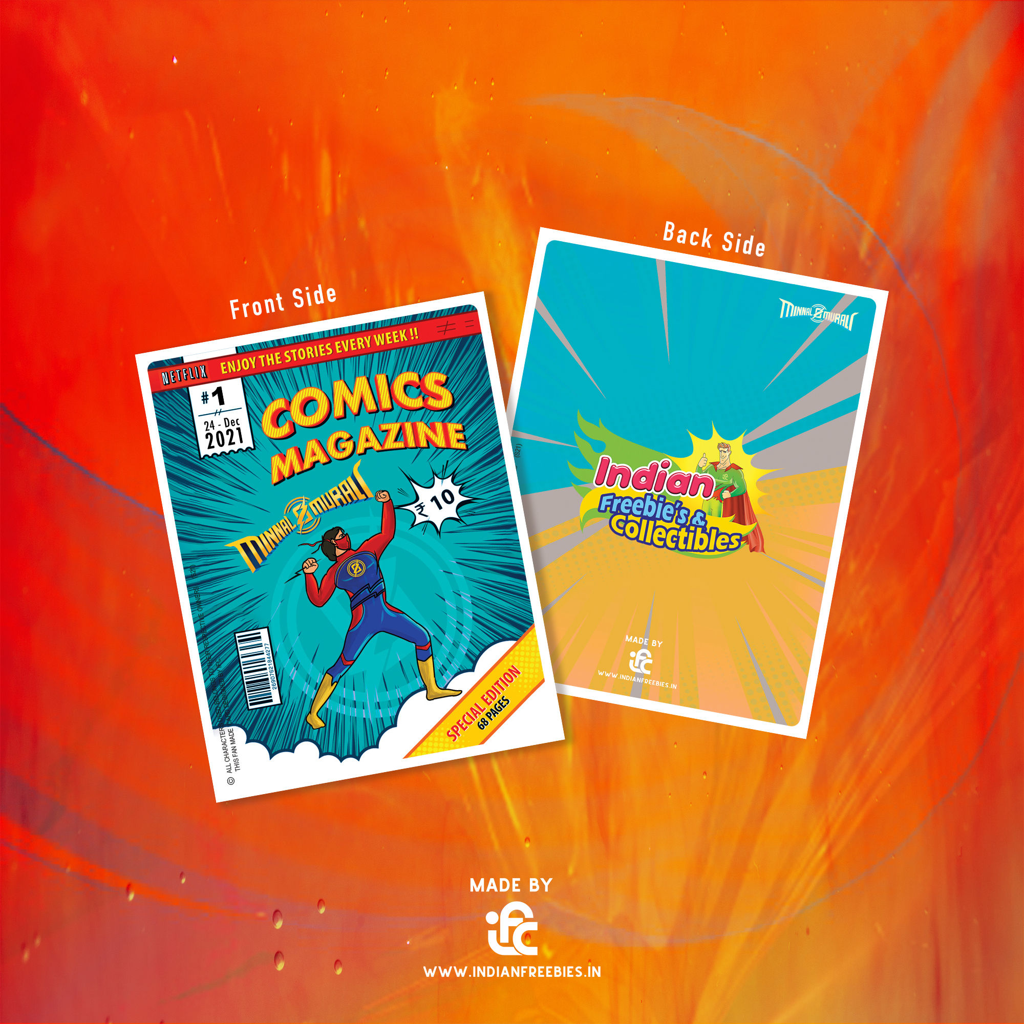 Minnal Murali Collectible Card | Made by IFC