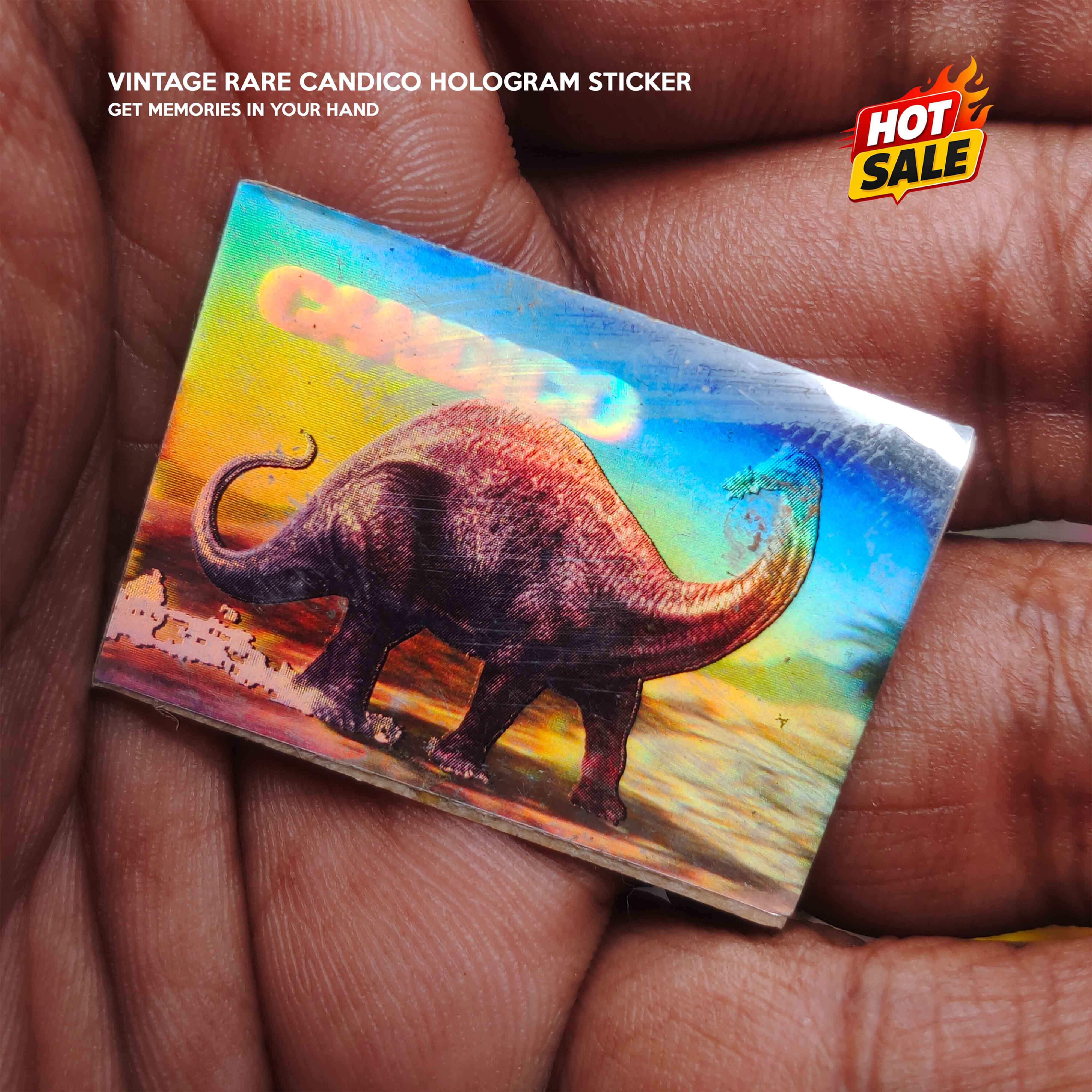 Vintage Candico Rare Holographic collectible sticker