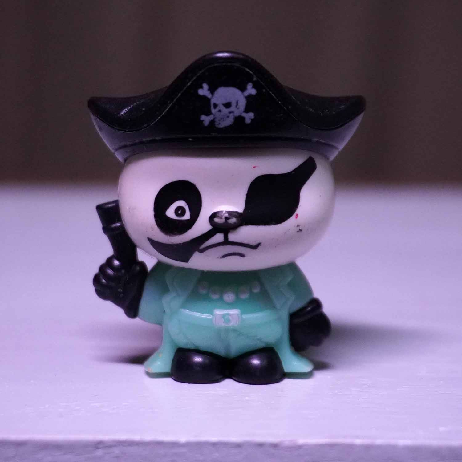 Cadbury Gems Pirate Panda toy figure