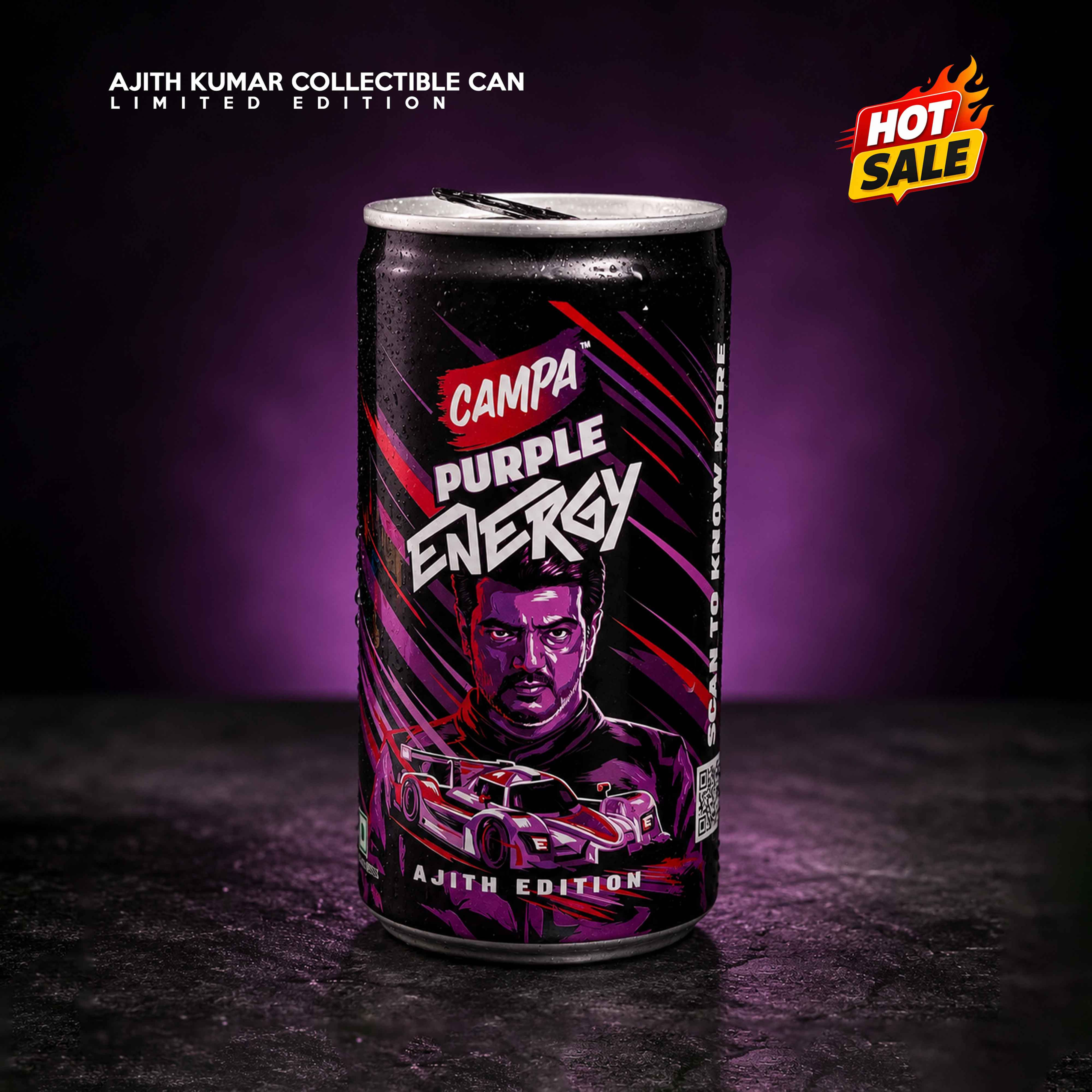 Campa Purple Energy Ajith Special Edition ( Empty Can for Collection)