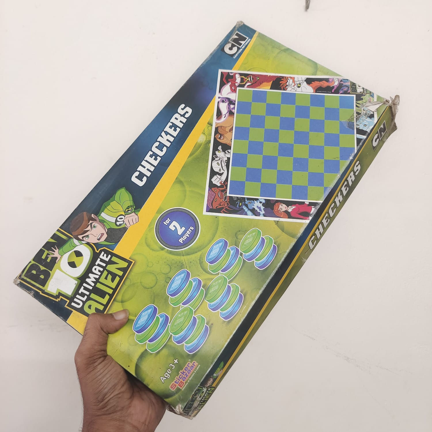 Vintage Ben 10 Ultimate Alien Checkers Board Game