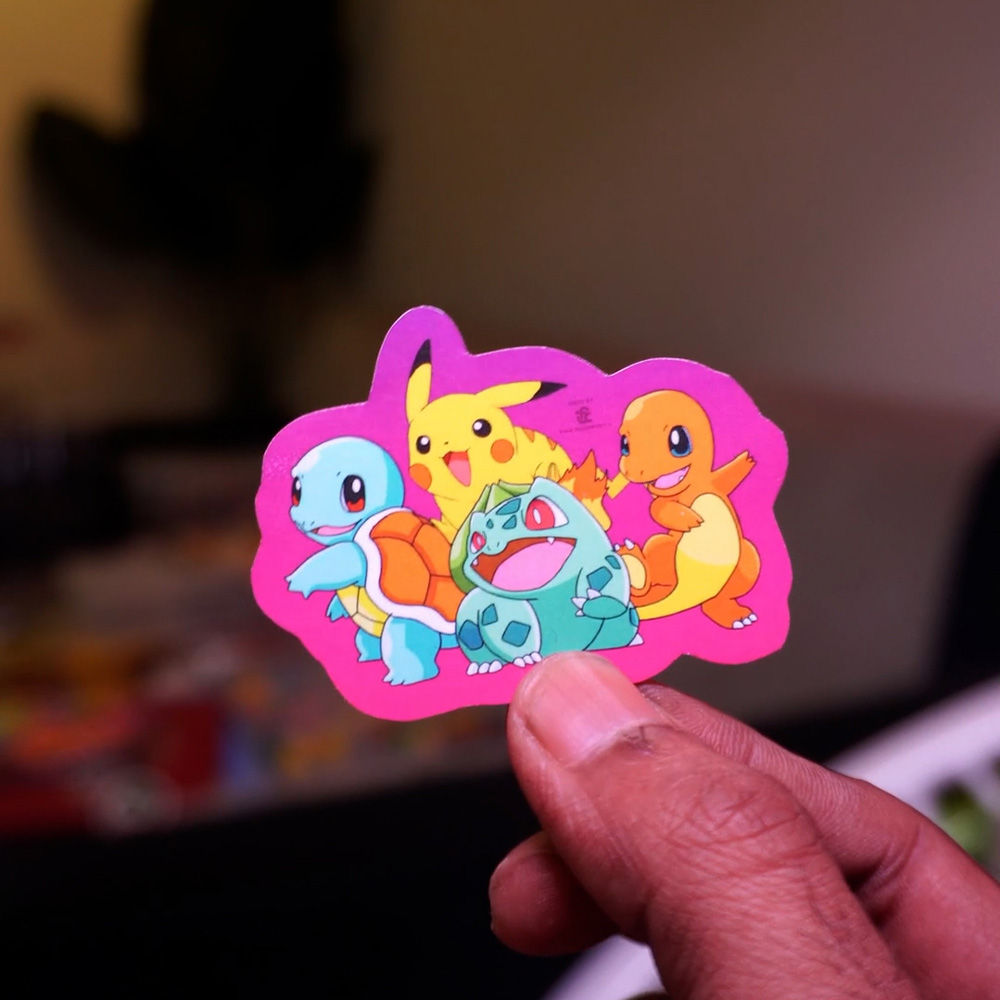 Pokémon Gang Laptop Sticker