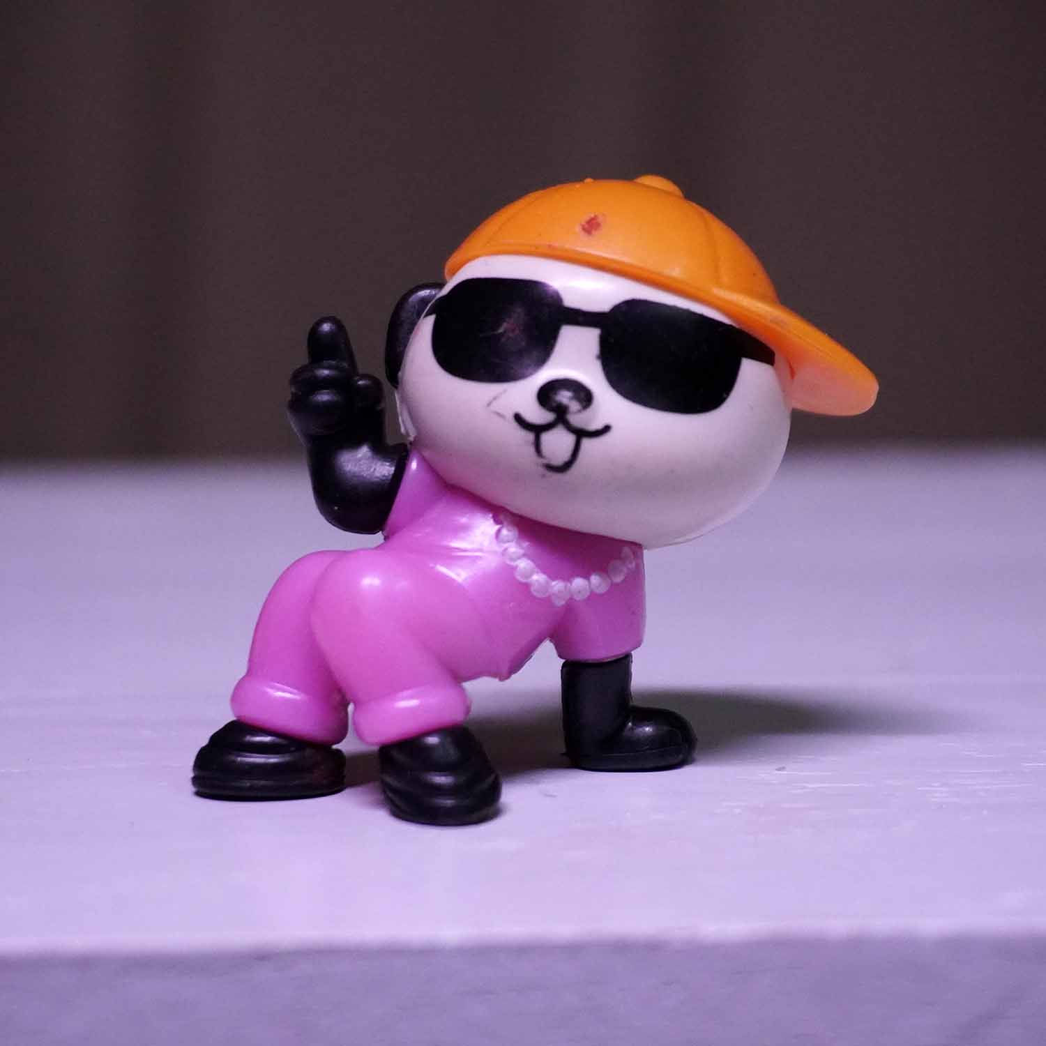 Cadbury Gems HipHop Panda figurine.