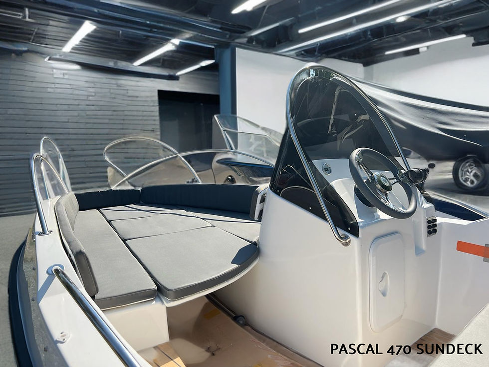 Thumbnail: PASCAL 470 SUNDECK ELECTRIC LAKE Version - from 19.900 EUR