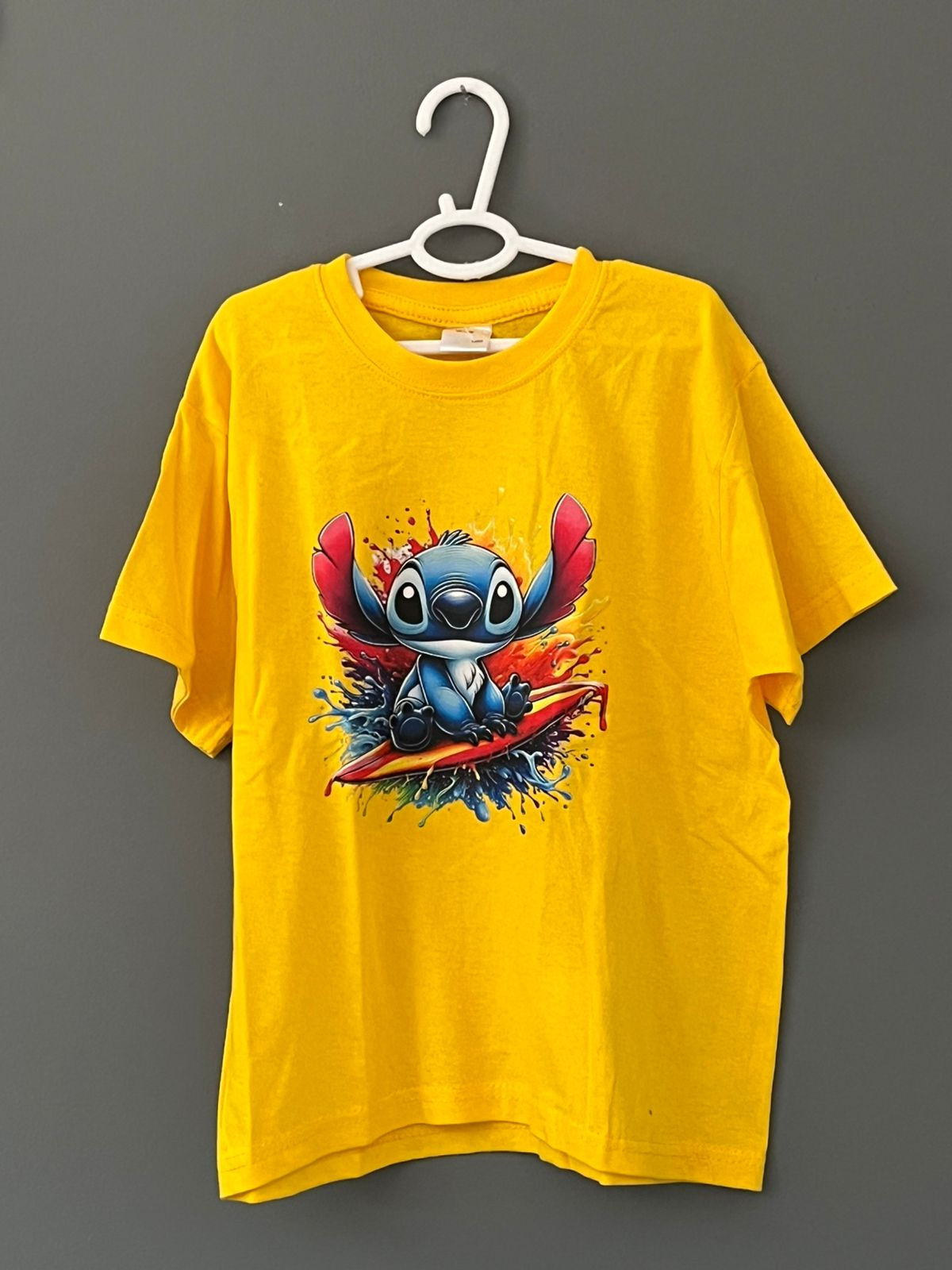 Kids, Yellow Stitch T - Shirt - Age 5 - 6